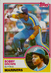 1983 Topps      287     Bobby Brown